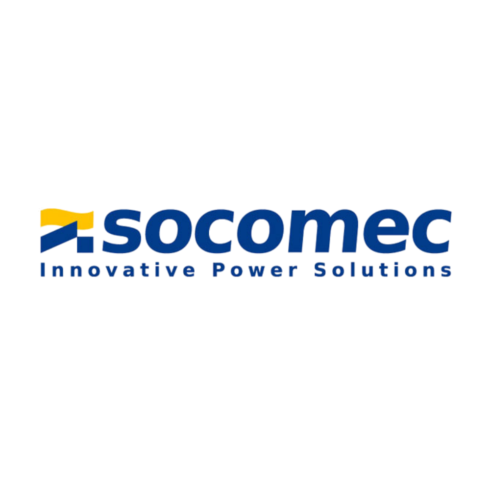 The logo of Socome, an organization focused on movement, power, and solutions, featuring a stylized yellow and blue emblem alongside their name in blue text.