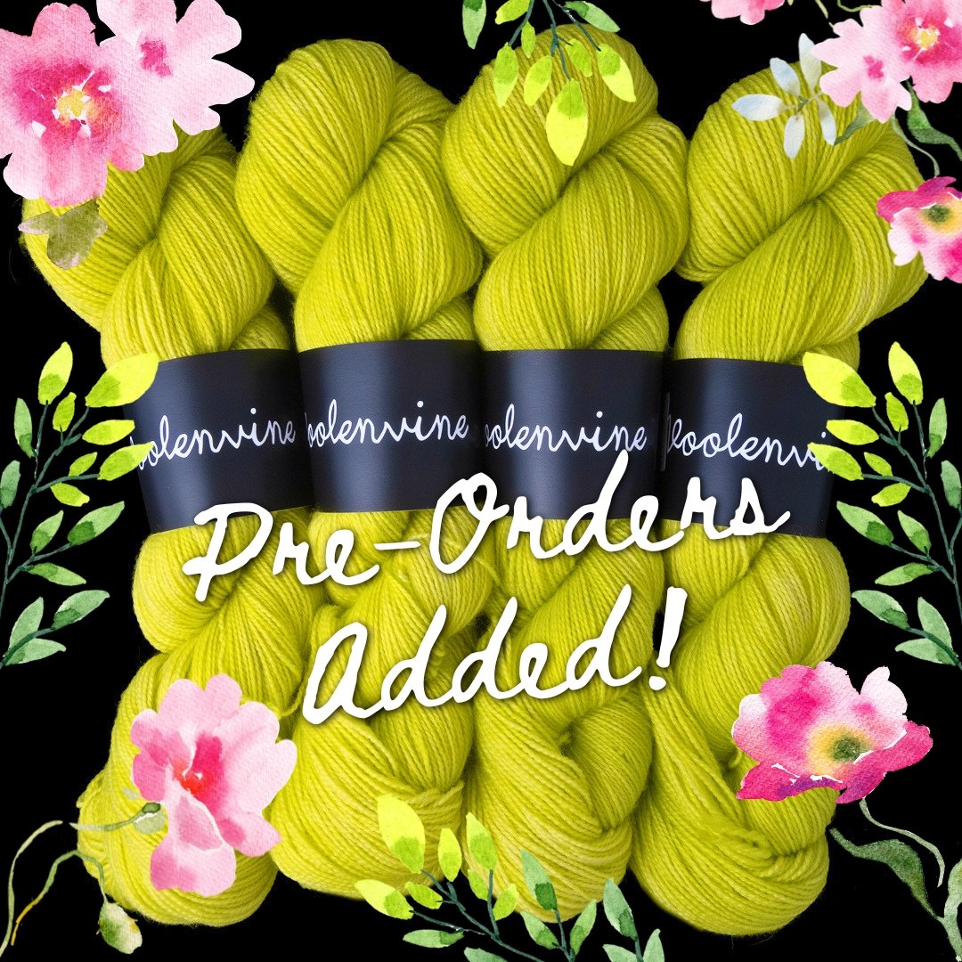 PRE-ORDERS ADDED! Well&hellip; that didn&rsquo;t last long. 💚
"Chartreuse" flew out of the shop in seconds (thank you!!), so I&rsquo;m opening this up as a limited pre-order for anyone who missed out. 

💖 Please note: this is a dyed-to-or