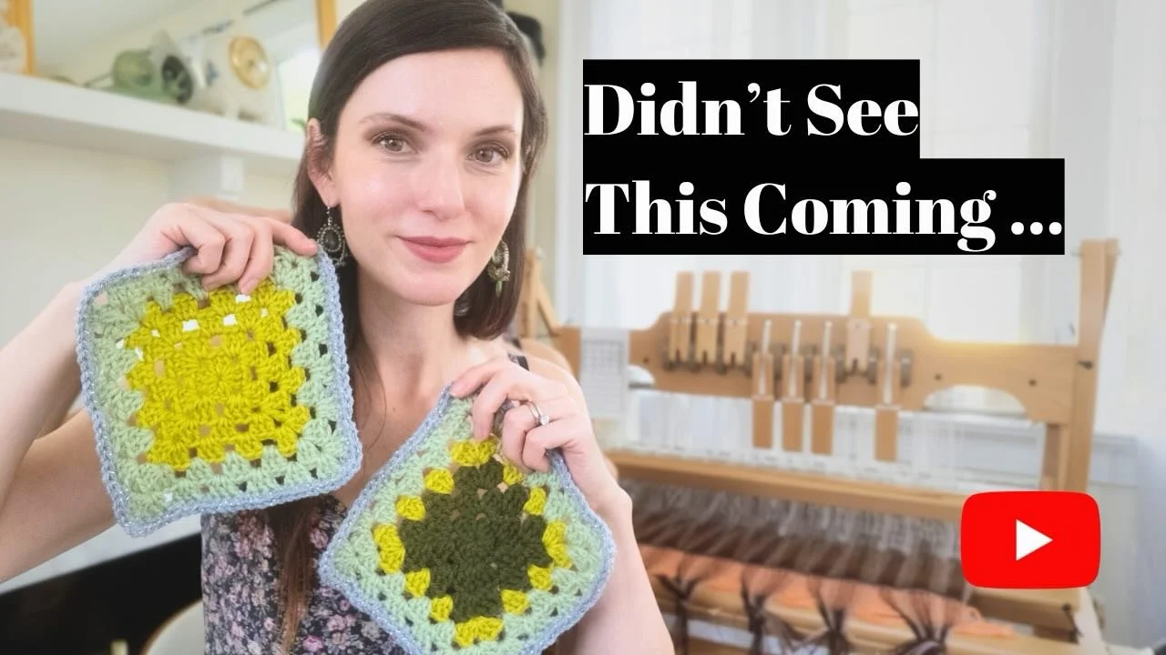 📺 A new YouTube video is up on my channel! 

Finally got back to weaving (after a bit of a hiatus), and also fell headfirst into a granny square situation that&rsquo;s quickly turning into something much bigger.

Link in bio if you want to come hang
