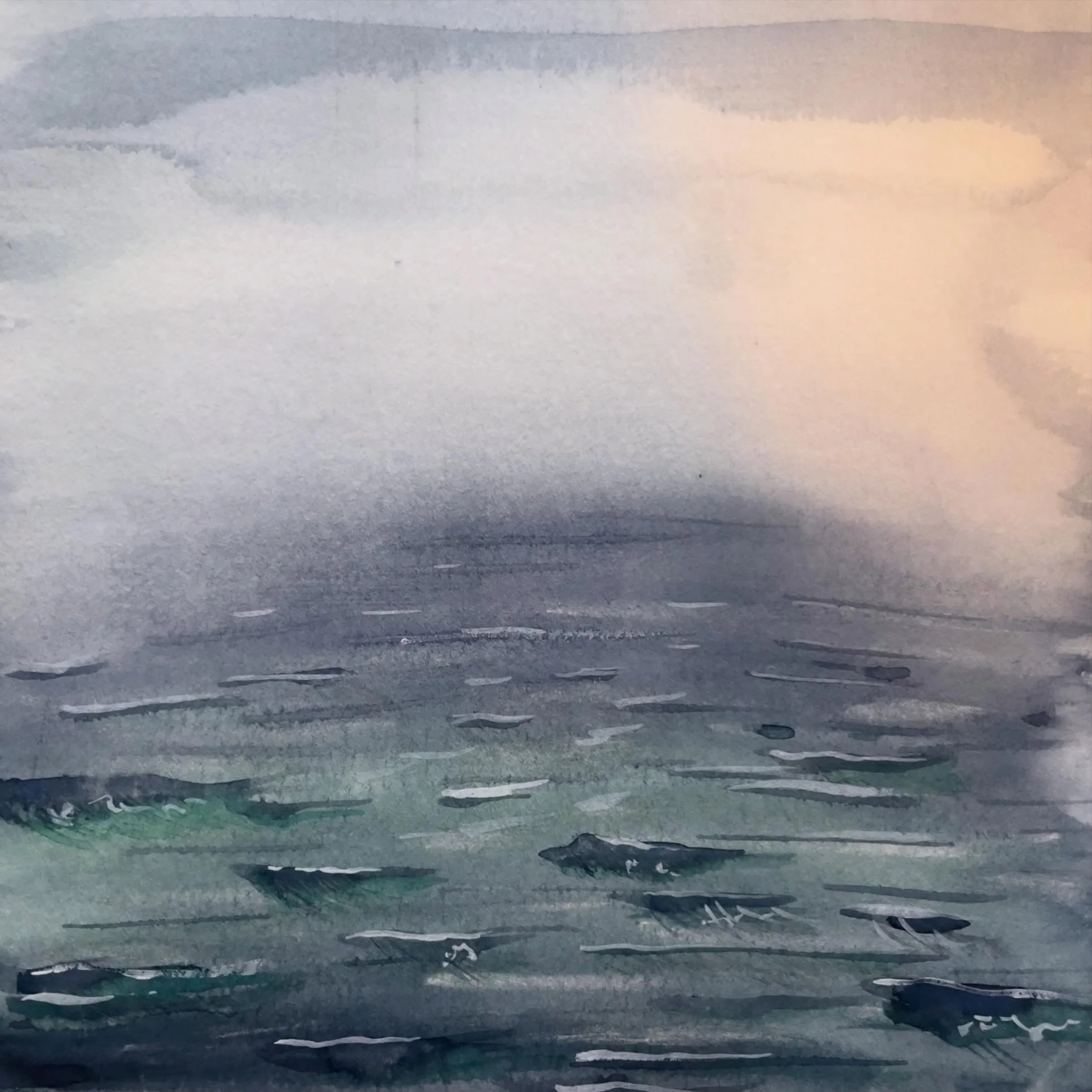Making waves. 🌊🖌️🎨
@the_devon_artist 
#watercolor