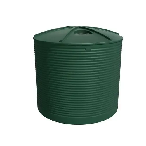 11,500L (2500 Gal) OzPoly Round Poly Rainwater Tank [Corrugated]