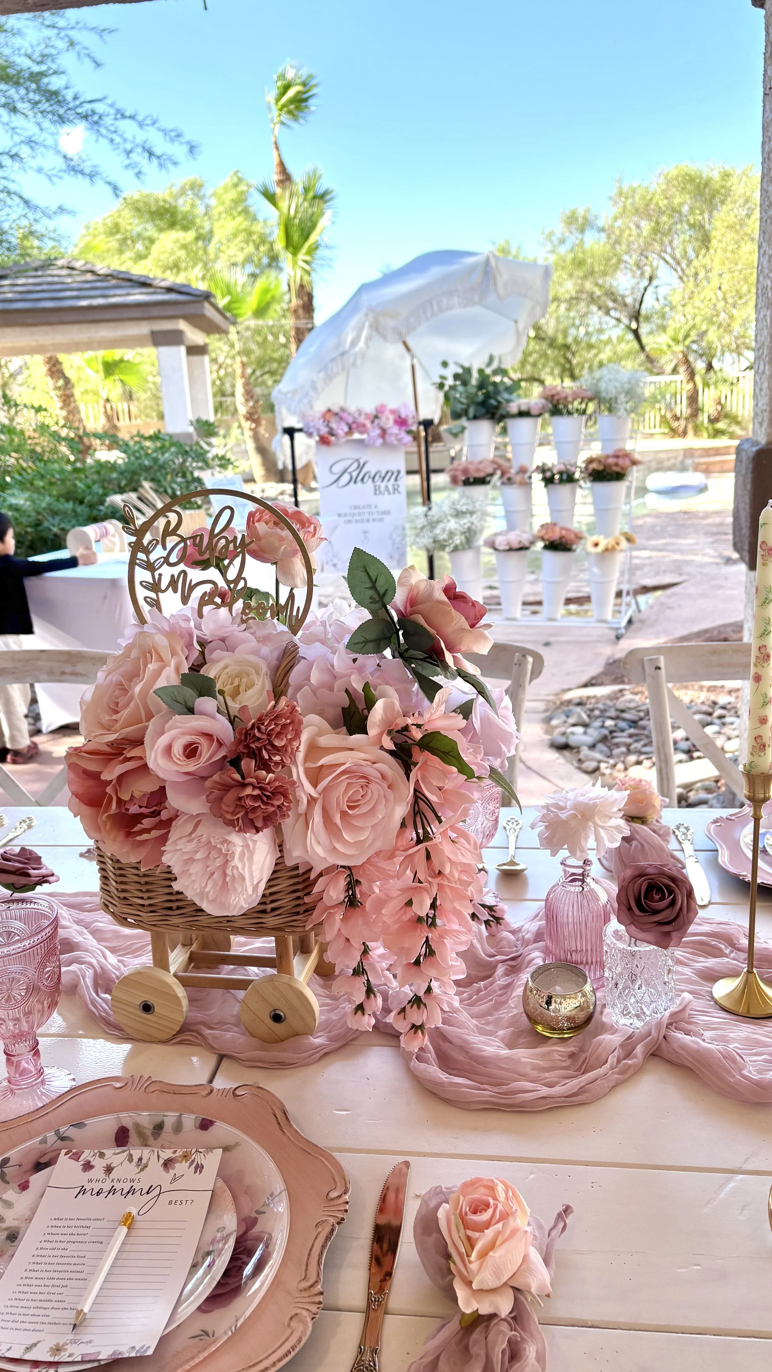 Baby in Bloom Baby shower
