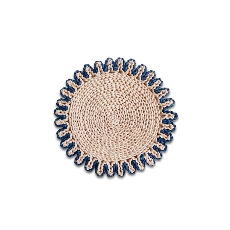 Mantel Pétalo azul