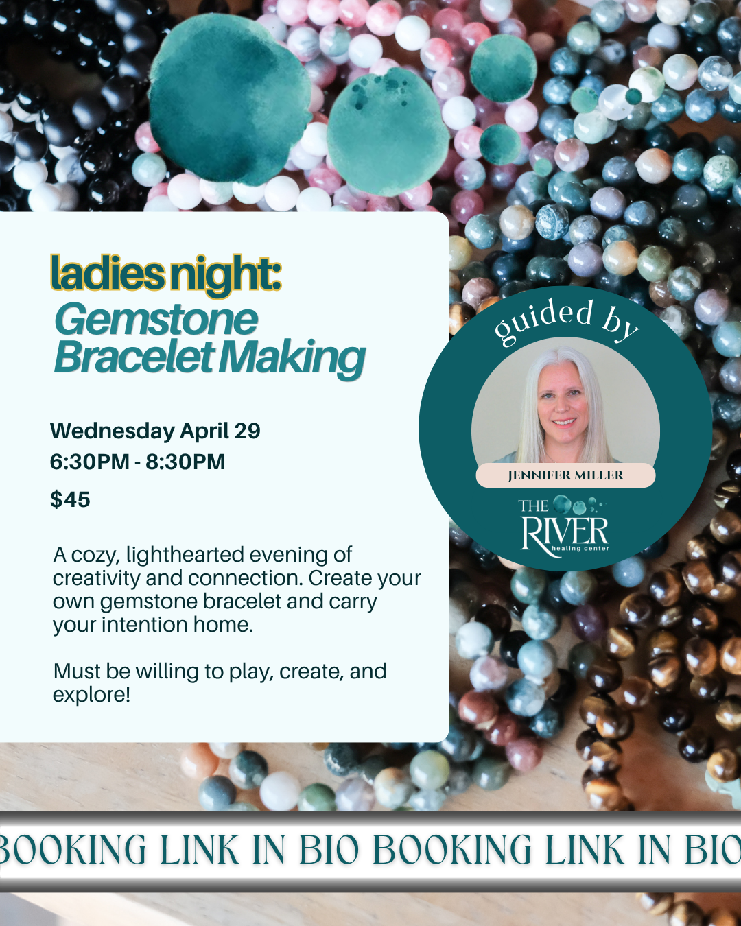 Gemstone Bracelet Ladies Night