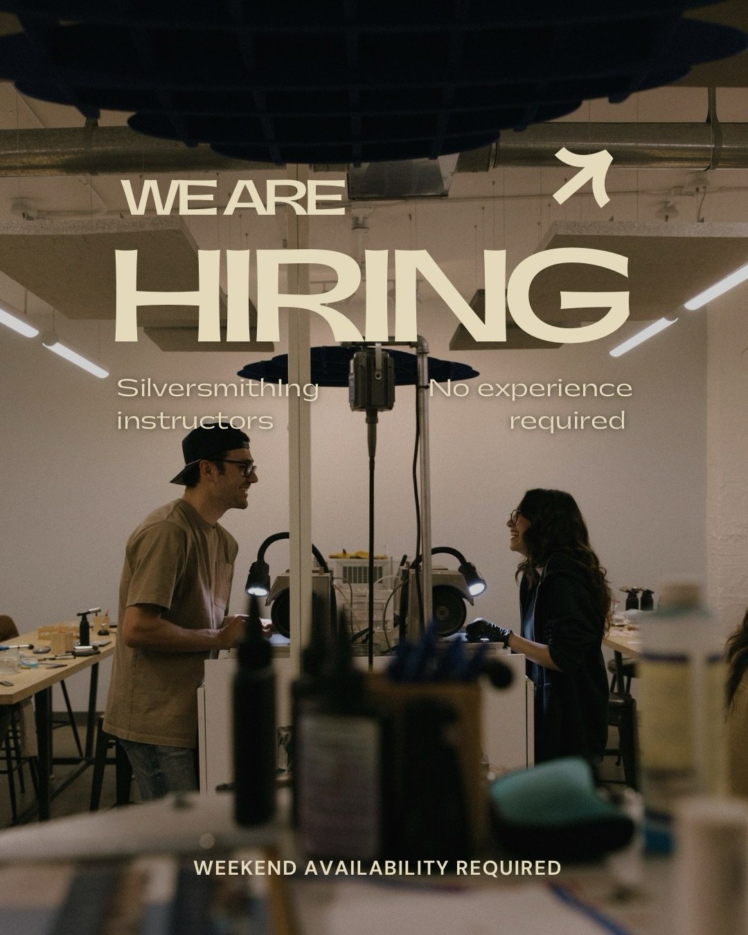 Run to the link in our bio!!!

We&rsquo;re officially hiring silversmithing instructors for Stryker Studio Boulder + Denver.

You don&rsquo;t need experience. We&rsquo;ll teach you everything.
You just need good energy, weekend availability, and to g