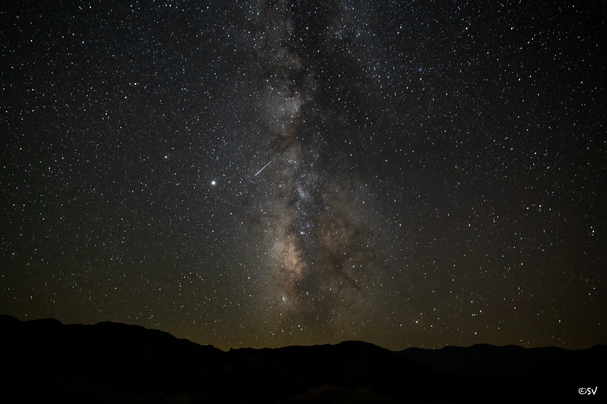 A starry night. (Death Valley, USA) 