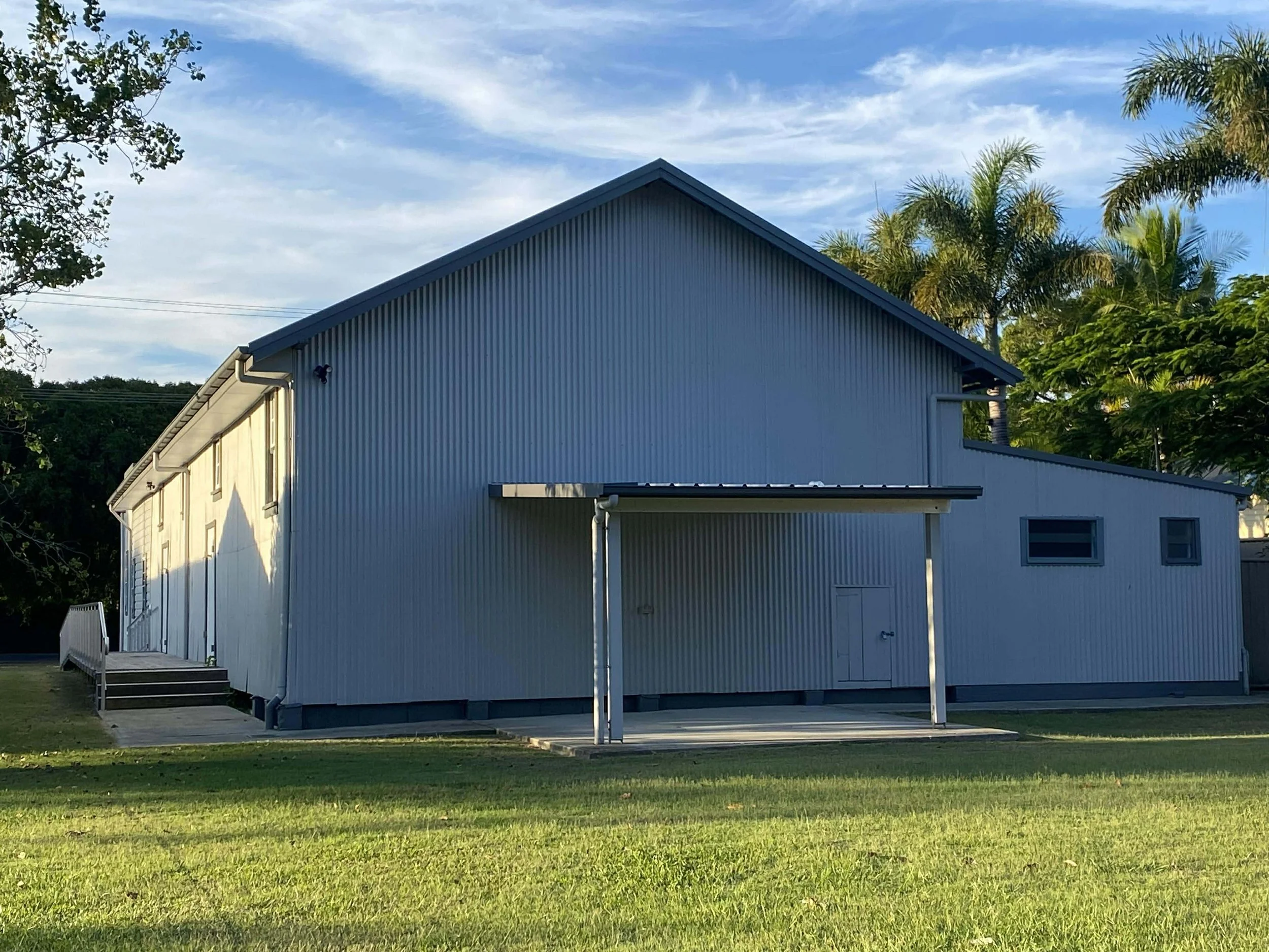 Wardell Memorial Hall real garden and open air function space