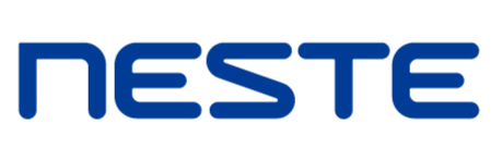 The word 'NESTE' in bold blue letters.