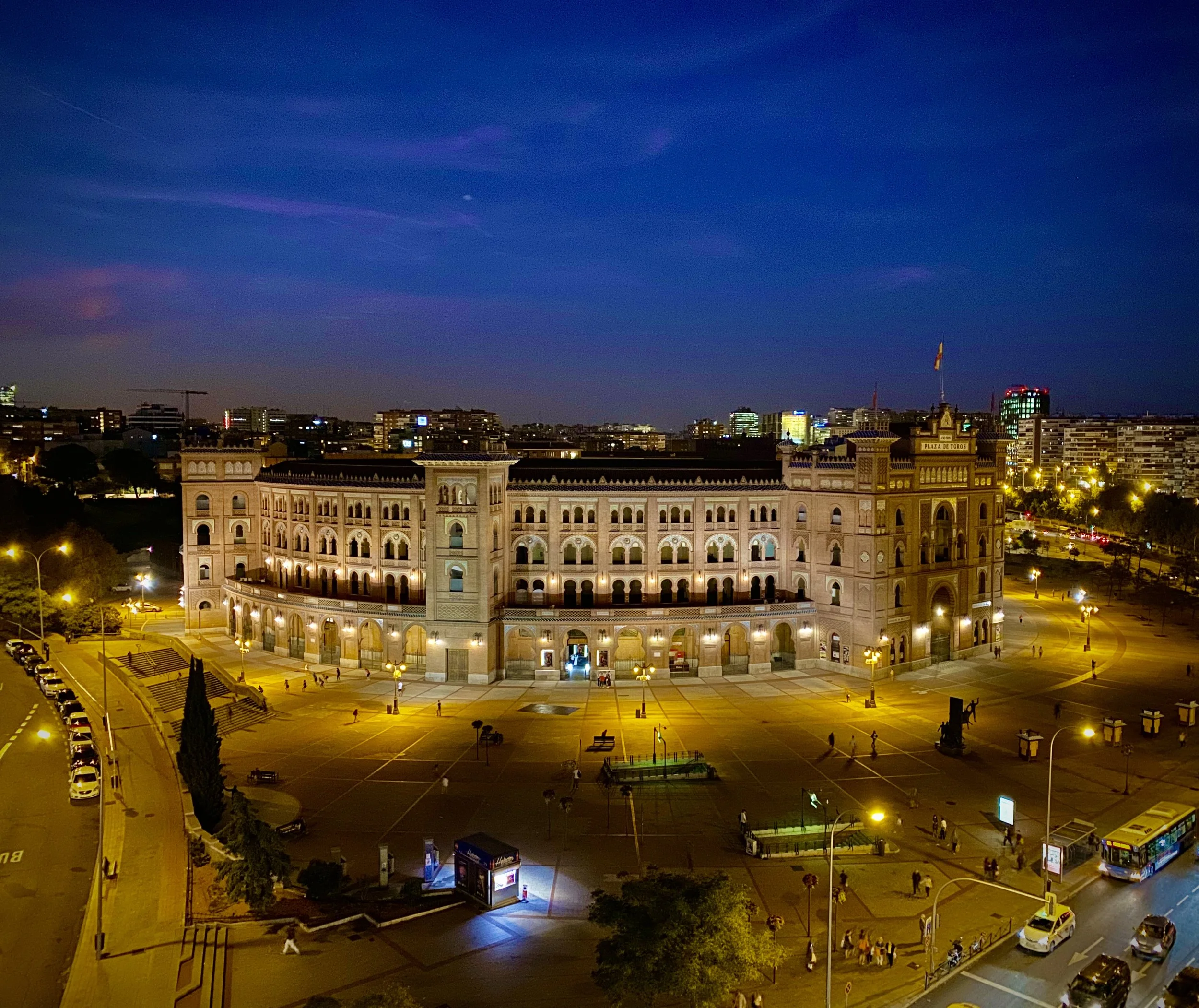 Plaza de Toros at night, Madrid, Spain - Shot on iPhone 11 Pro Max