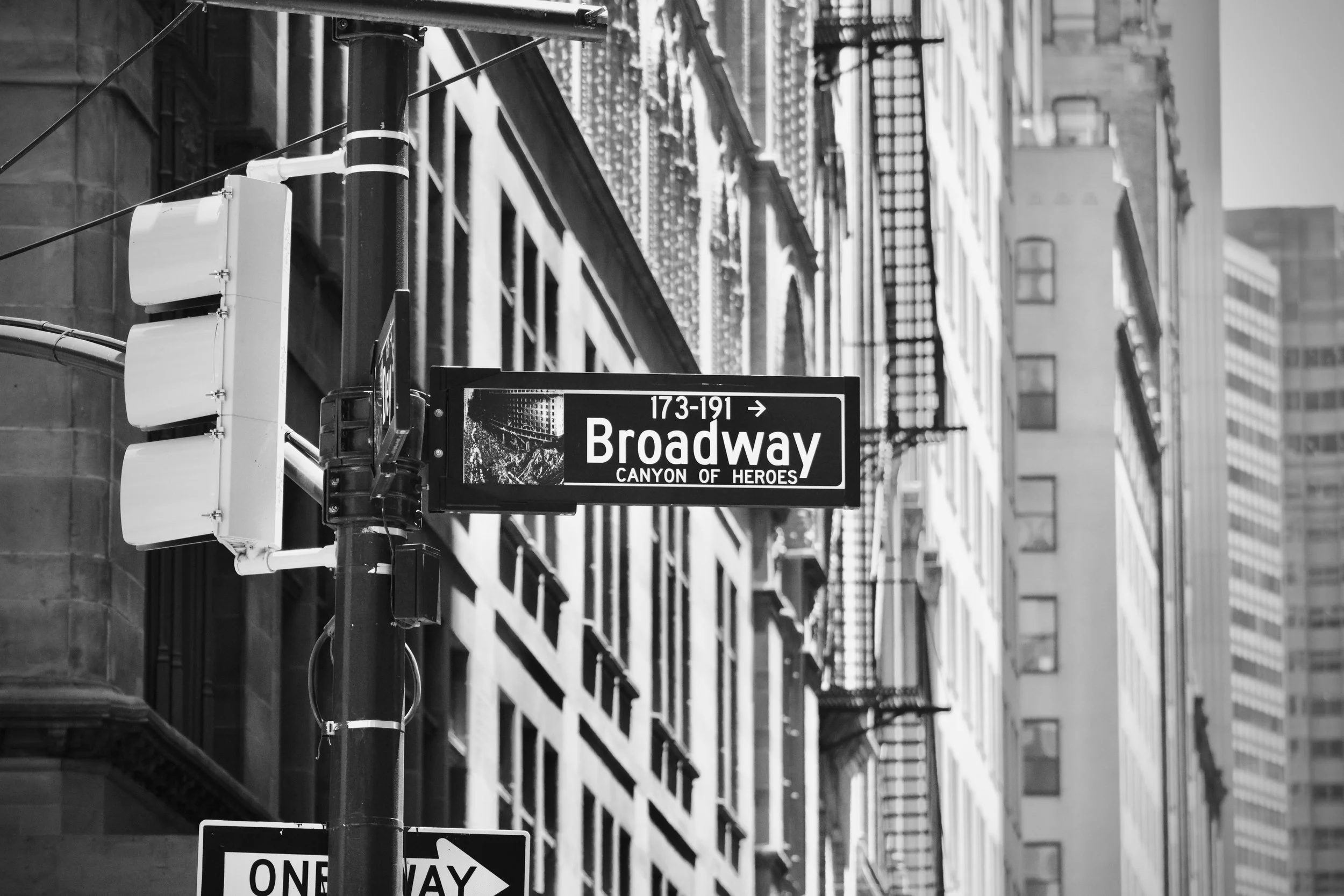Broadway Street Sign, NYC