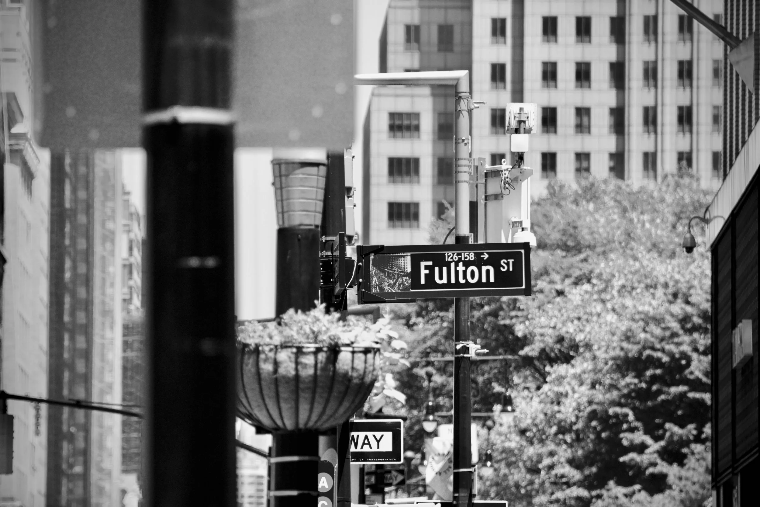 Fulton Street Sign, NYC