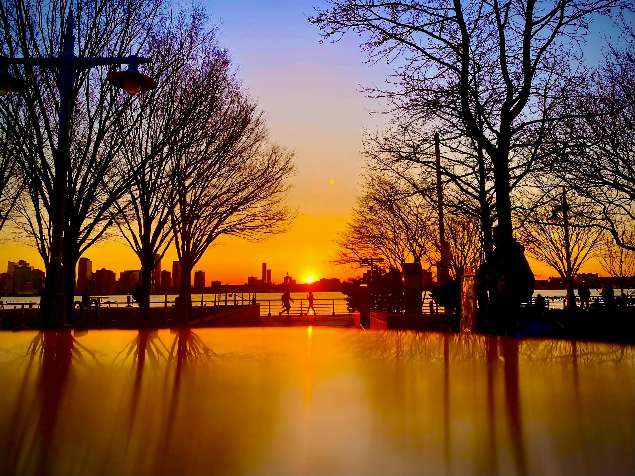 Riverside Park at sunset, NYC - Shot on iPhone X