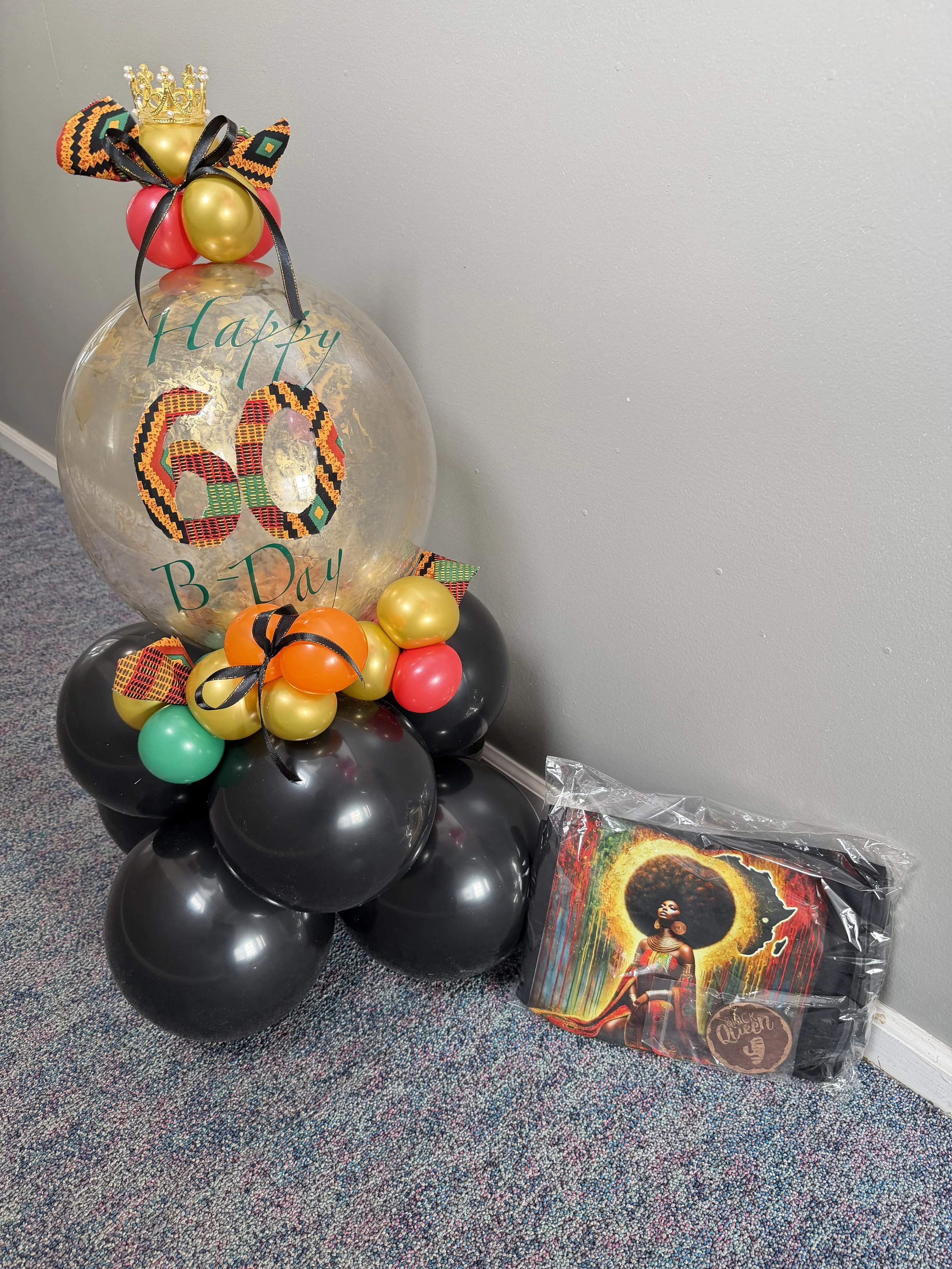 African themed balloon 