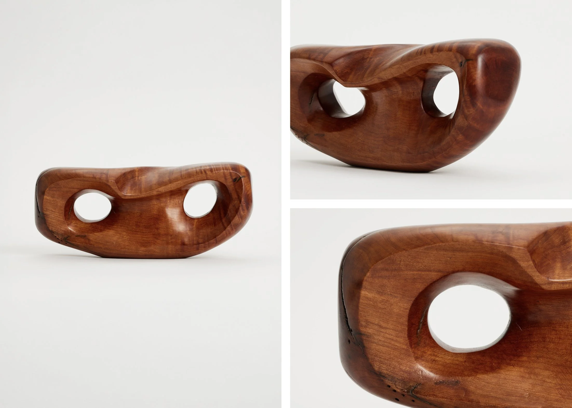 Eroded Voids | Dimensions (mm) 300L x 130H x 100W | Pohutukawa – Oiled (Osmo Satin)