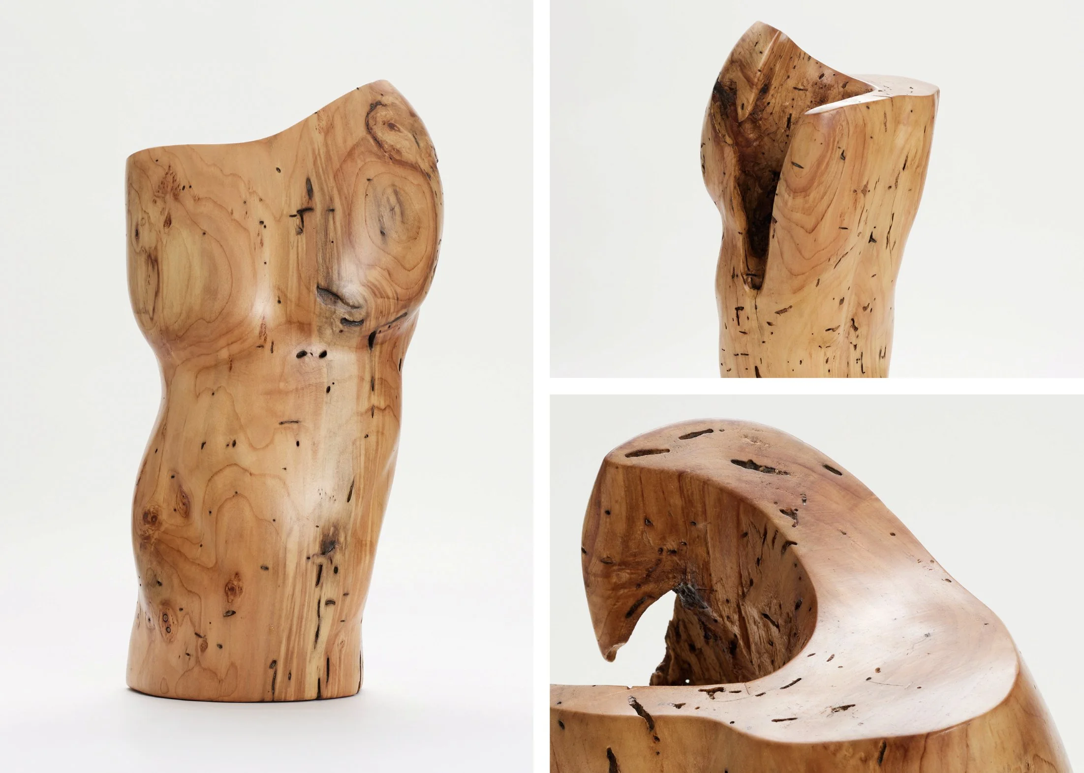 Structural Remnant | Dimensions (mm) 230L x 510H x 190W | Light Oak – Oiled