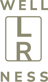 Small symbol for decoration that says "LR wellness"