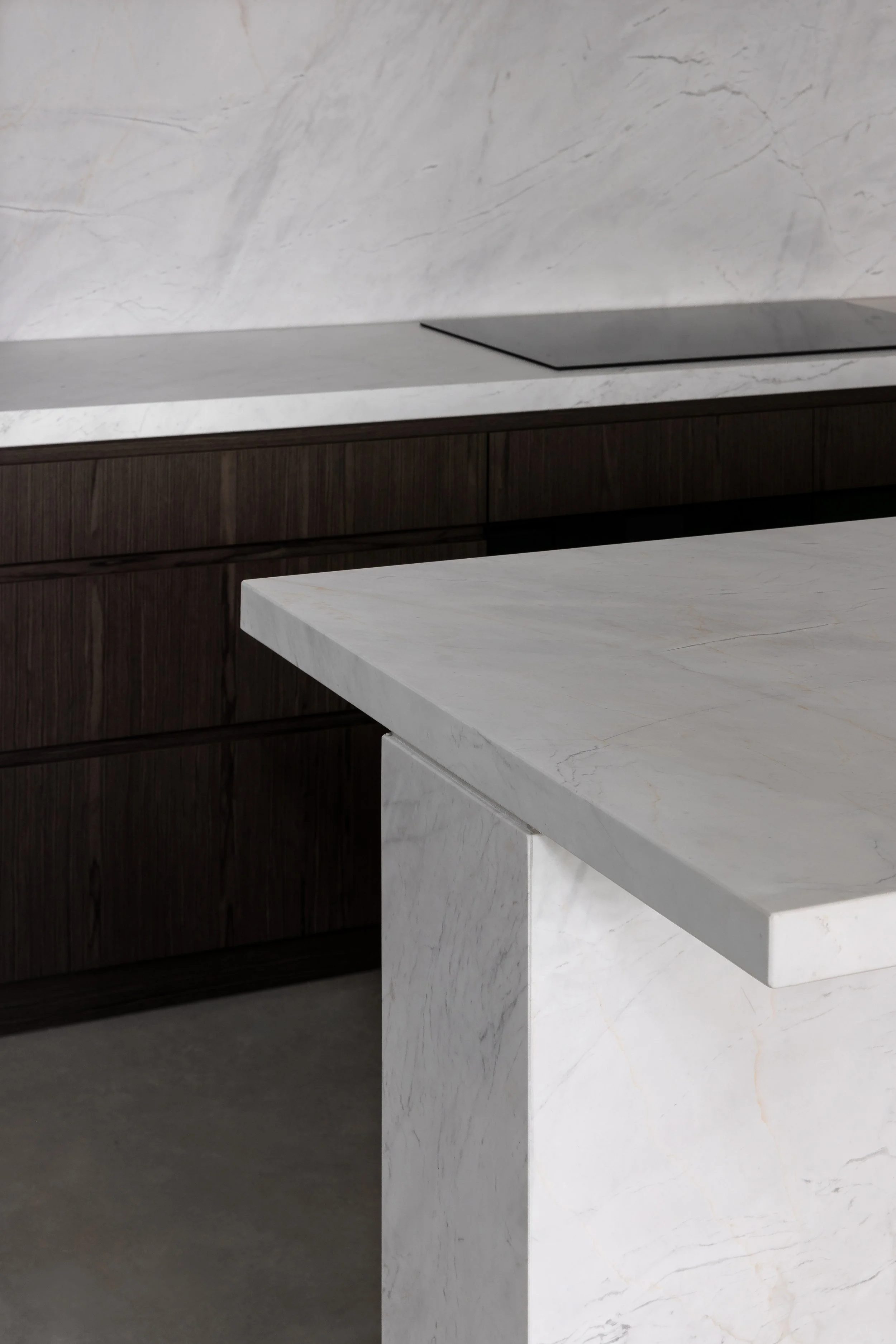 kitchen bench marble