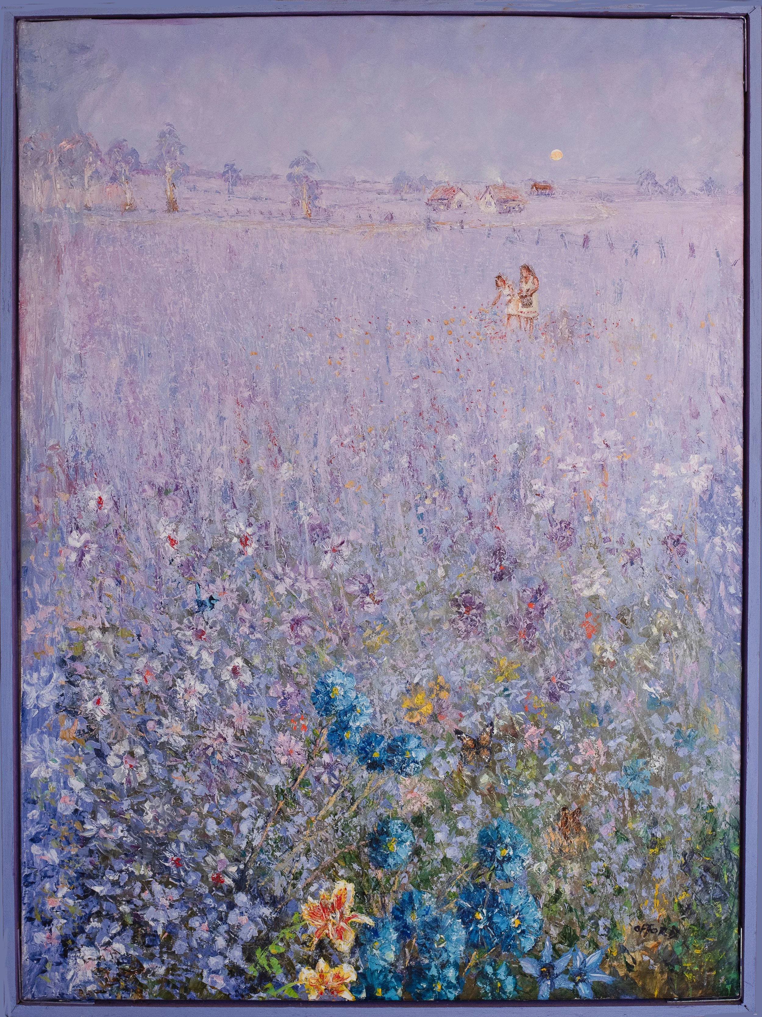 Abondoned garden (the sisters) 100x73 cm