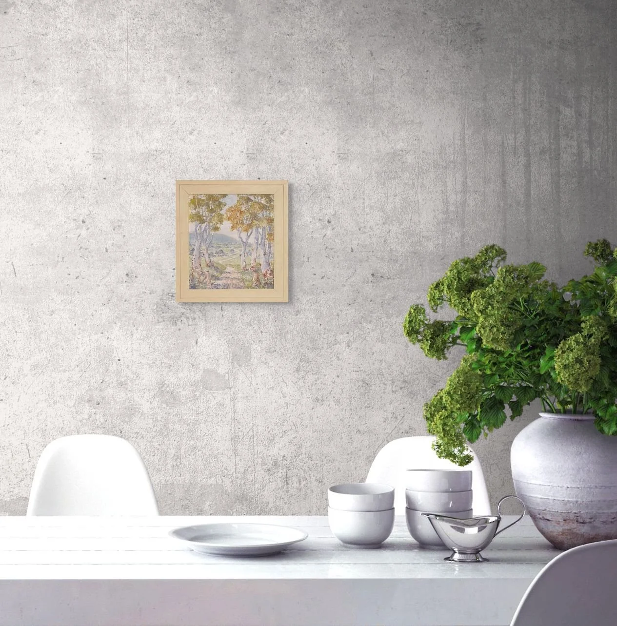 Road to the Valley  24x27 cm