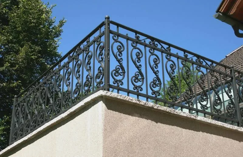 The Sovereign Scroll Railing