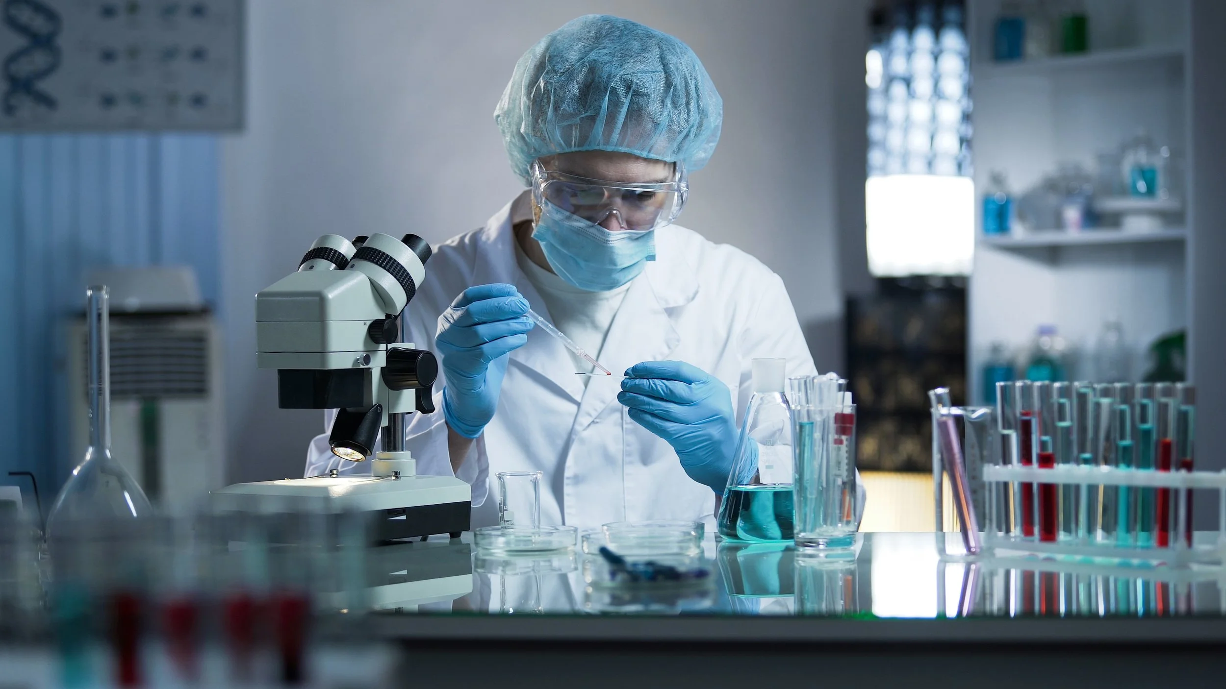 Technician in a laboratory