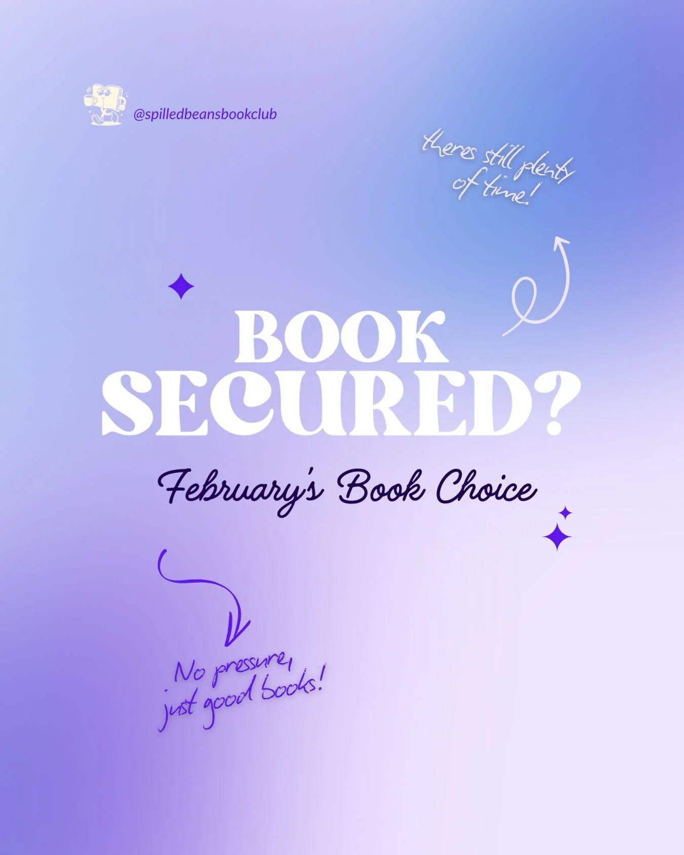 Book secured. Pages ready. February, here we come✨