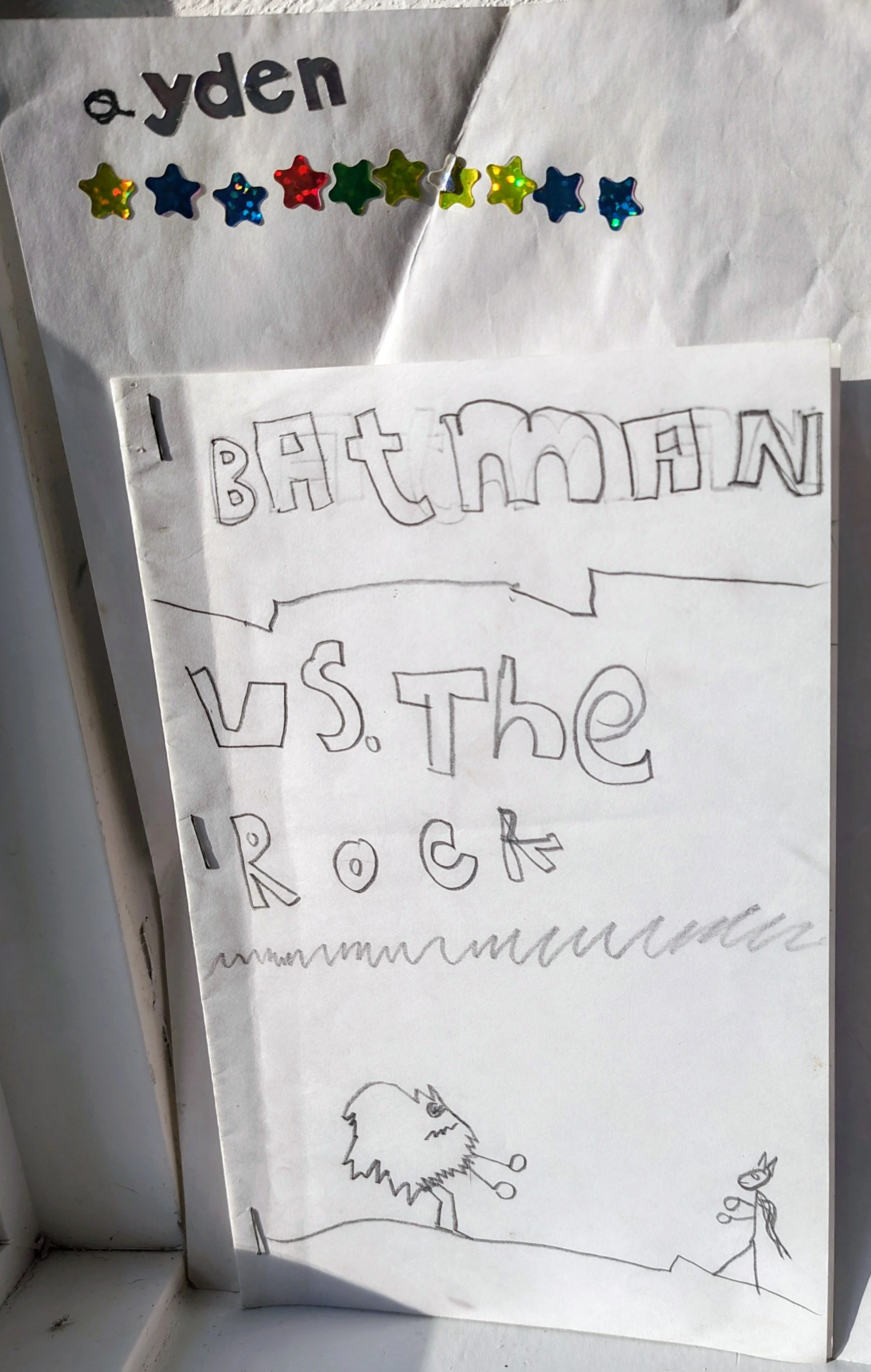 batman verses the rock