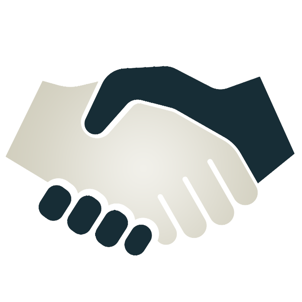 Geometric drawing of an outline square with sections divided by vertical, horizontal, and circle lines.