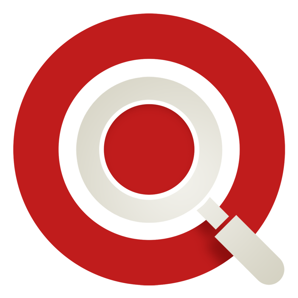 Geometric drawing of an outline square with sections divided by vertical, horizontal, and half circle lines.