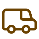 Outline of a delivery truck