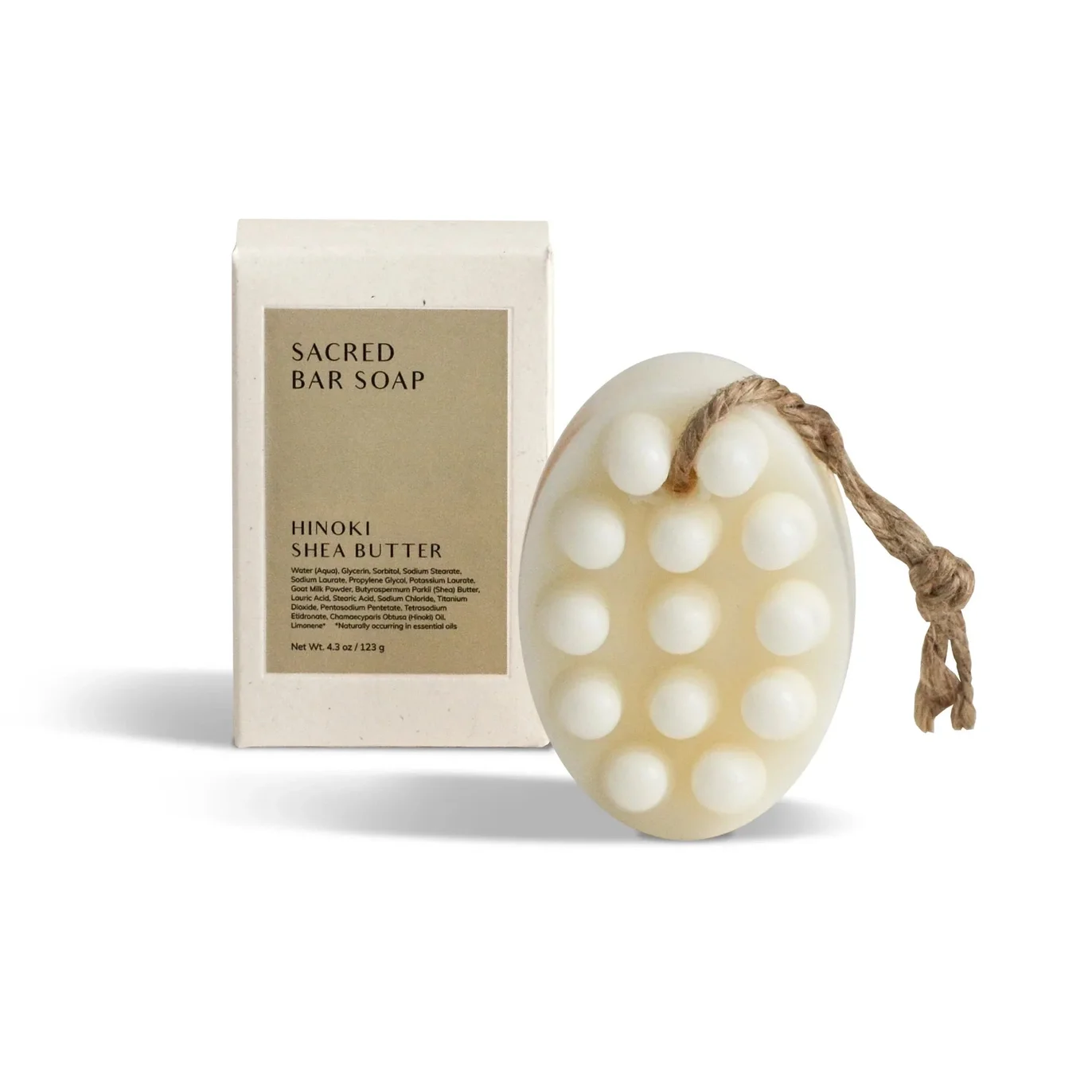 hinoki + shea butter bar soap