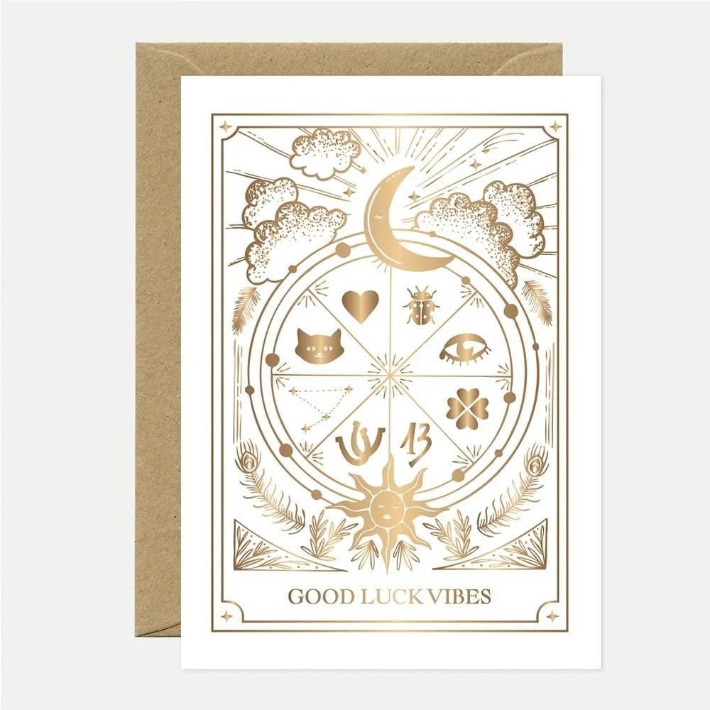 good luck greeting card