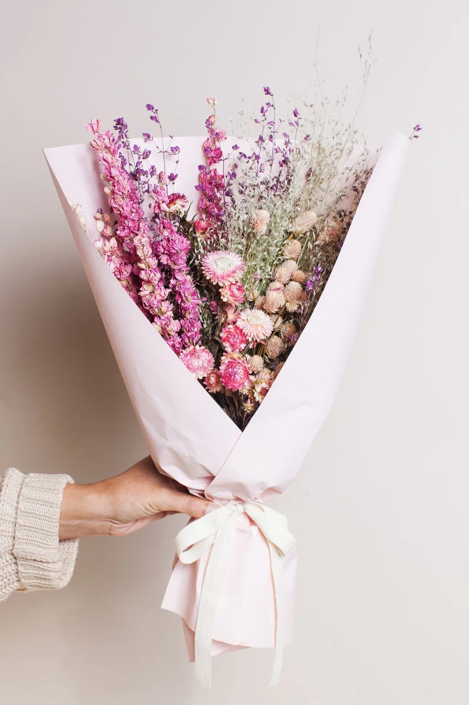 spring dried field bouquet - large