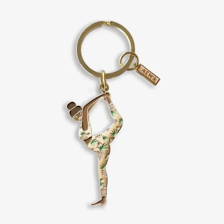 yoga keychain