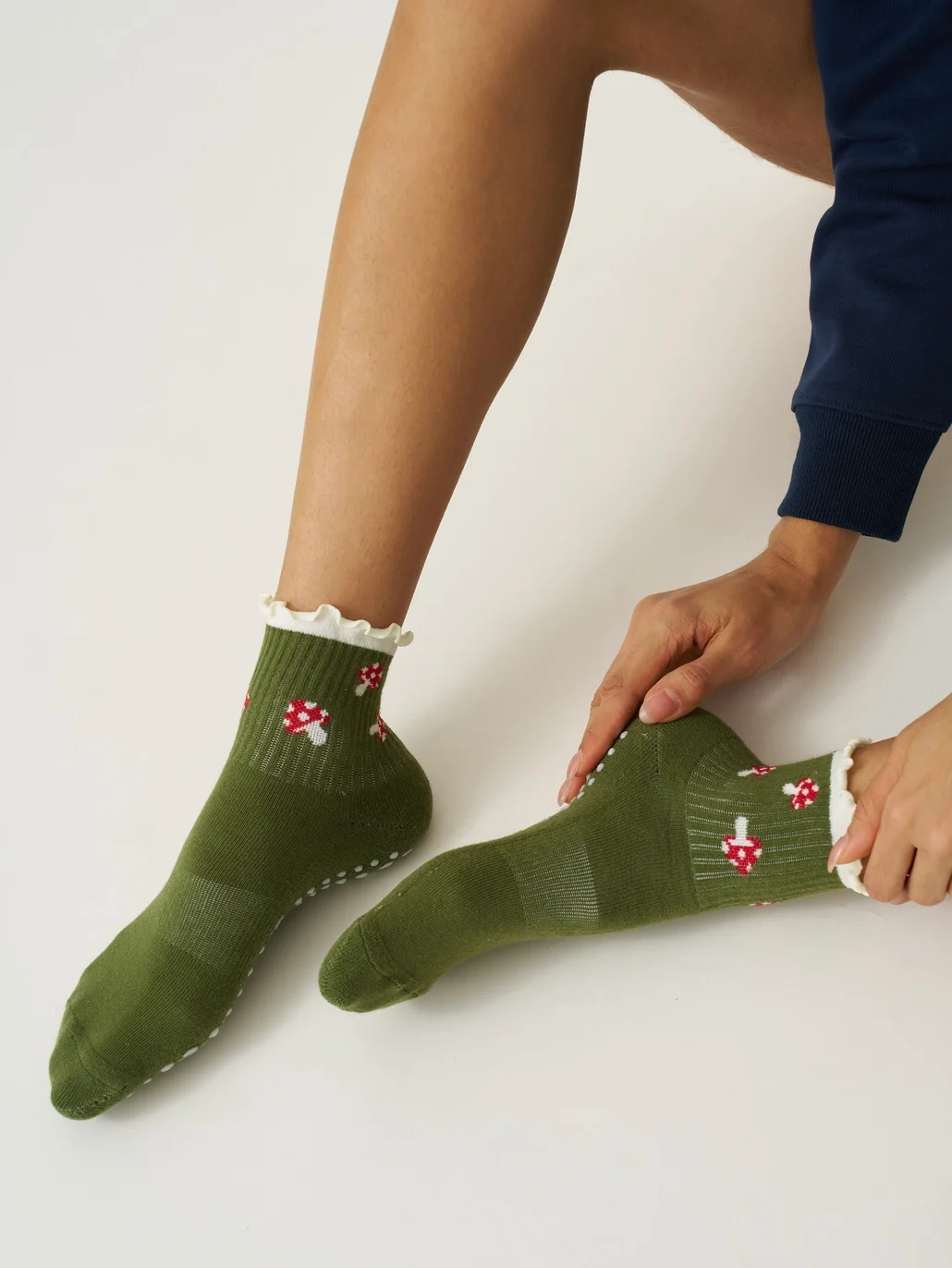 mushroom grip sock