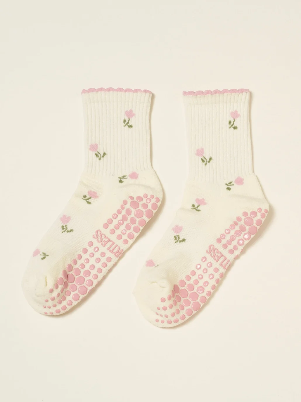 tulip petal grip sock