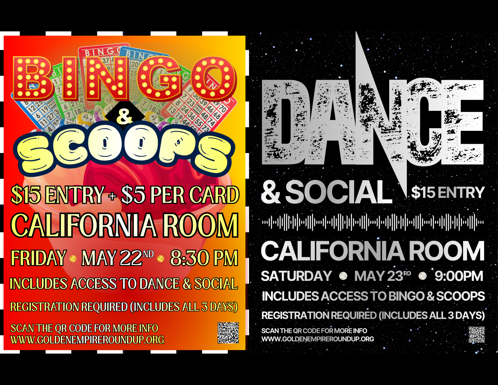 Bingo & Scoops / Dance & Social