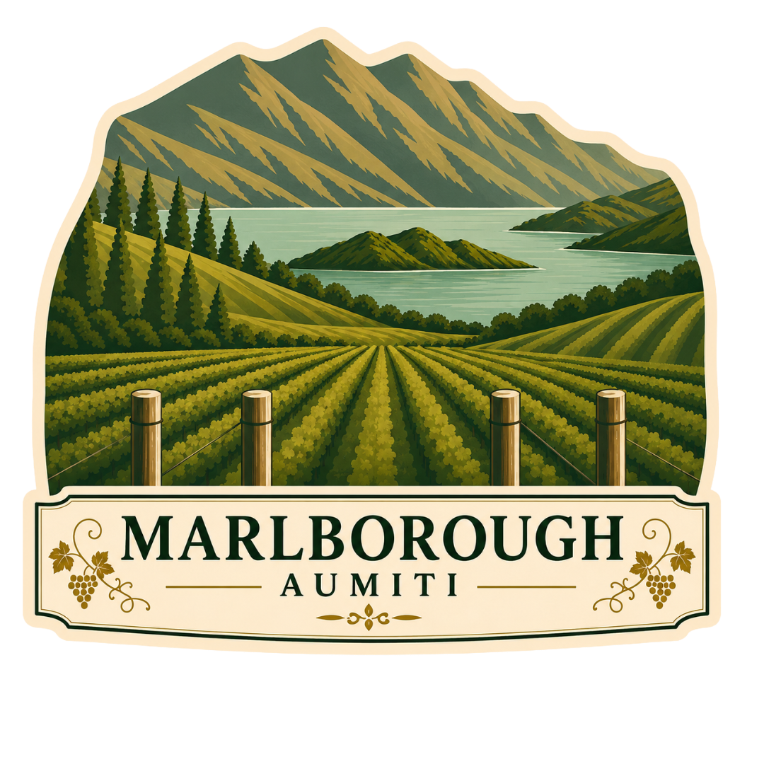 malborough  sticker new zealand travel passport