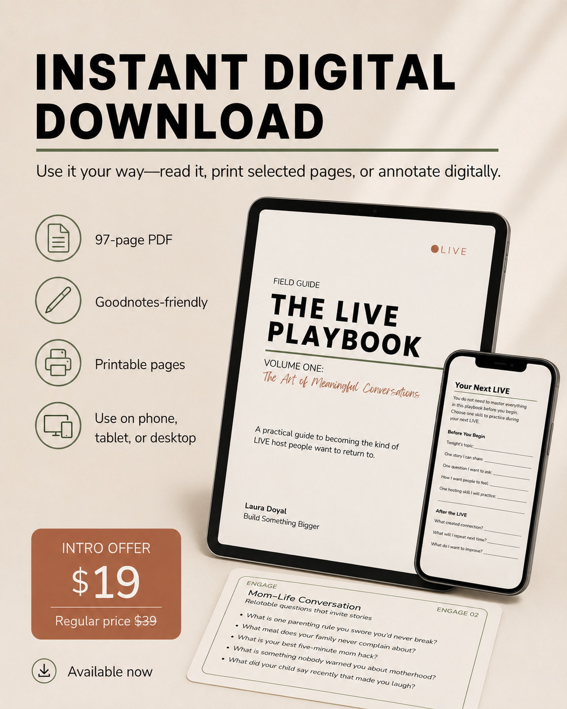 The LIVE Playbook: Volume One