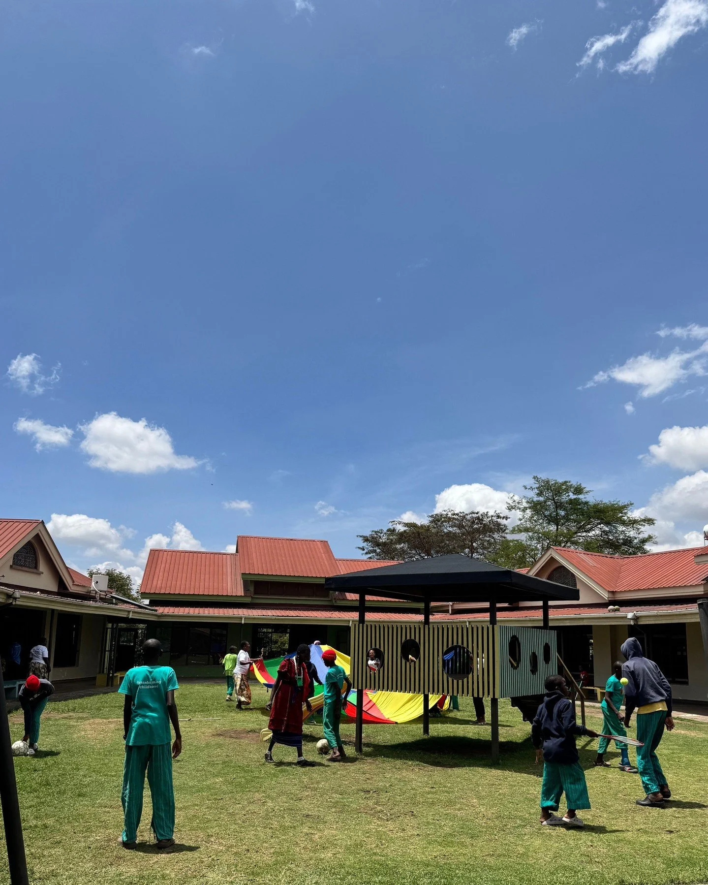 There's nothing better than time spent outdoors in the fresh air and under blue skies!

Our facility allows our children ample opportunities for play and fun, just as childhood should have.