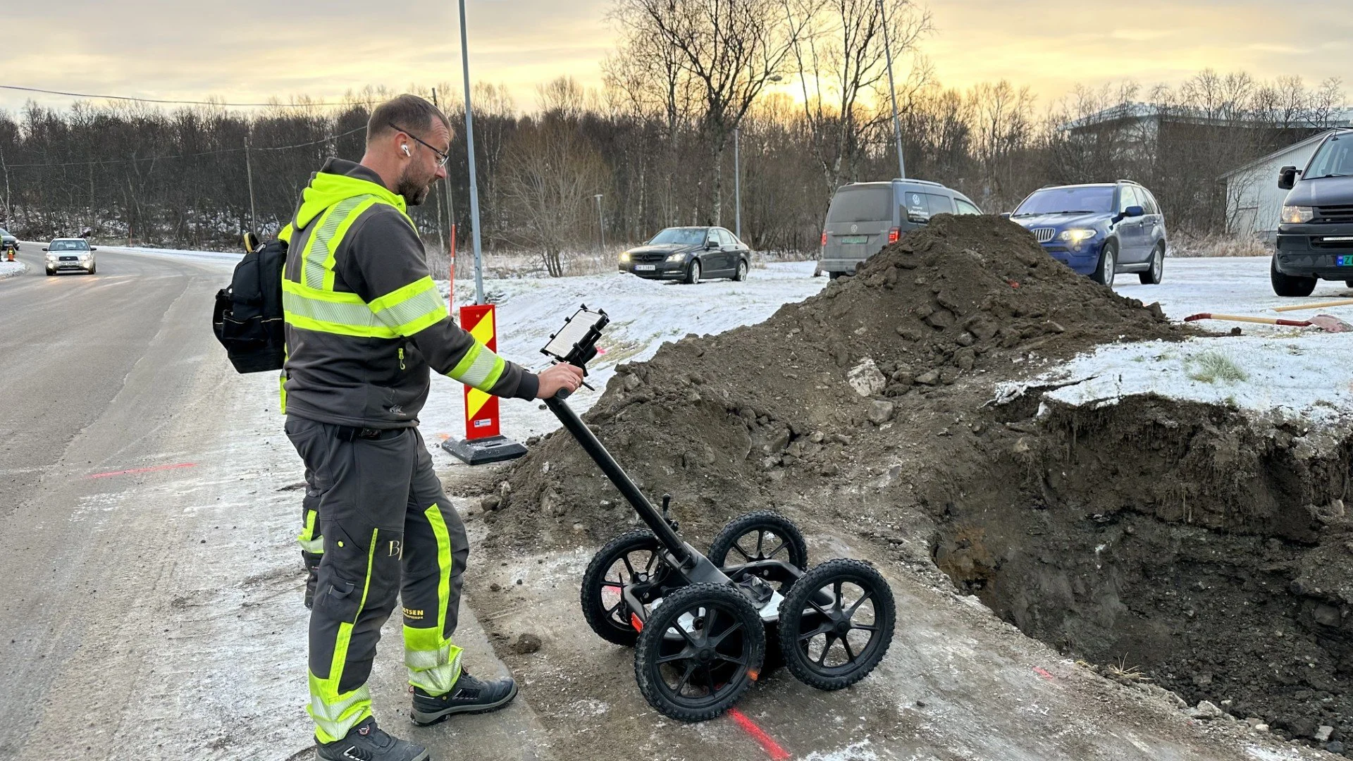 Skanning av grunn ved bruk av georadar