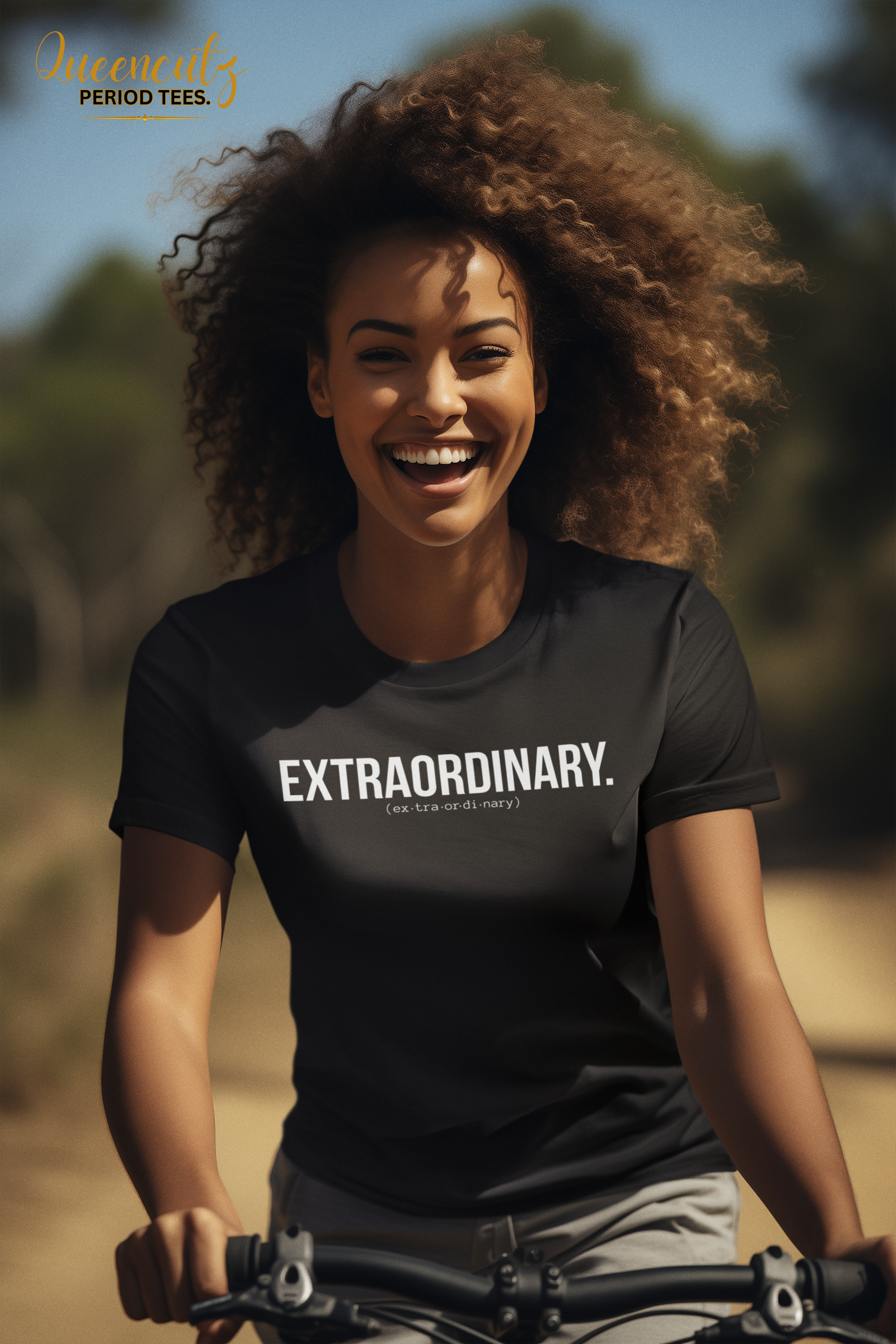 mockup-of-an-ai-created-happy-woman-with-curly-hair-wearing-a-crewneck-t-shirt-m37779.png