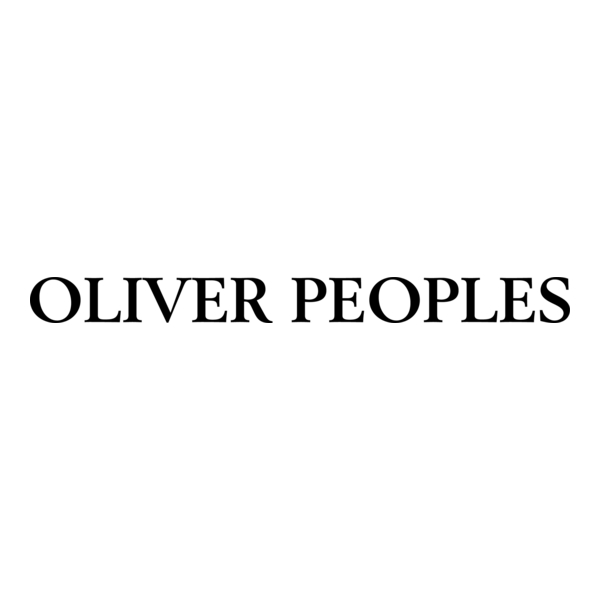 Black text on a white background that reads 'OLIVER PEOPLES' in a serif font.