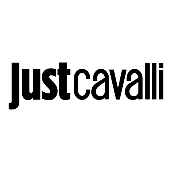 Just Cavalli logo in black text on a white background.