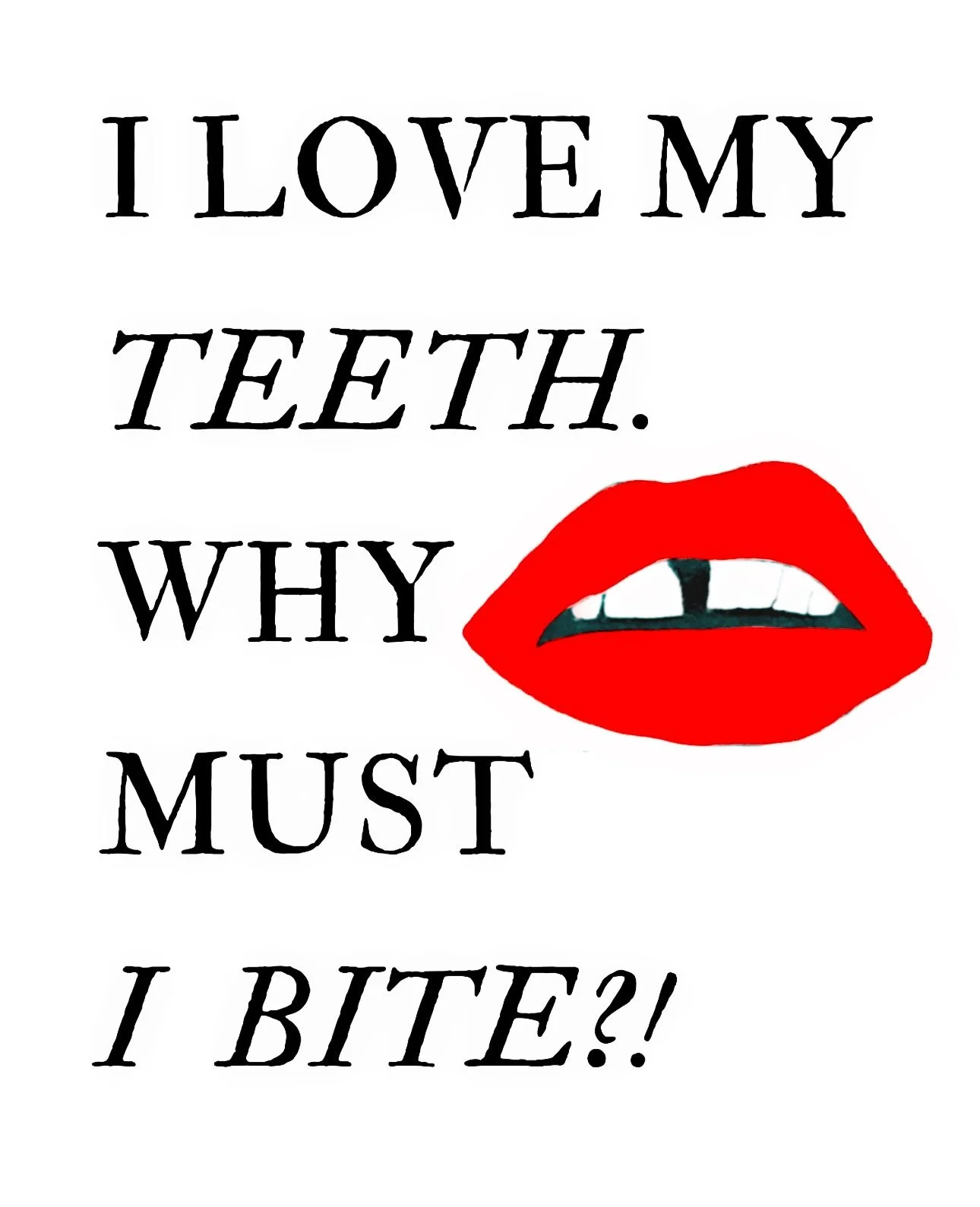 I LOVE MY TEETH. WHY MUST I BITE?!
Which is your fav? 🪽