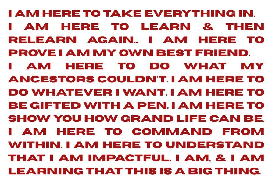I AM &amp;

A message meant to be read out loud by the powerful. One of my new prints! Which is your favorite?🤨

Also song of the season is Already Won by @earthsignchels 🕺🏾