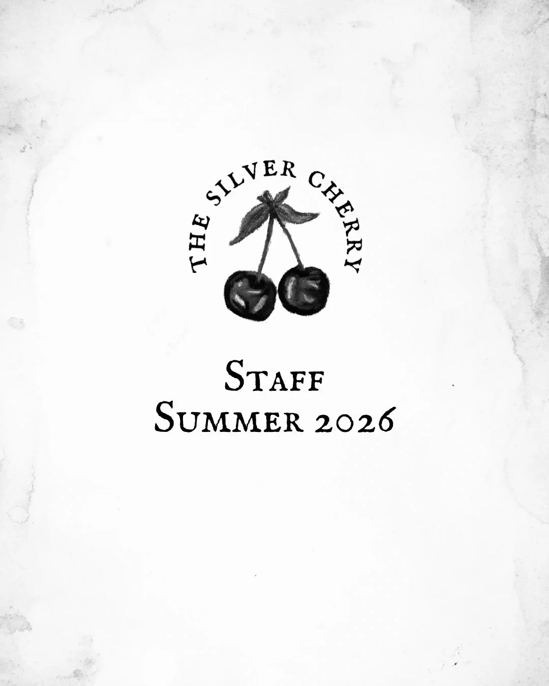 Please welcome The Silver Cherry Staff for Summer 2026. Through their collaboration and shared values, they will advance our goals!🍒