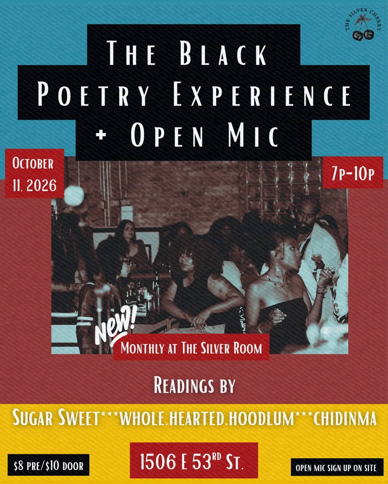 It&rsquo;s time for our next Black Poetry Experience + Open Mic. This is a monthly celebration of Black voices, beyond February, beyond Juneteenth. 

We will have performances from @imaniwarrenn, @whole.hearted.hoodlum and @childinmars. The following