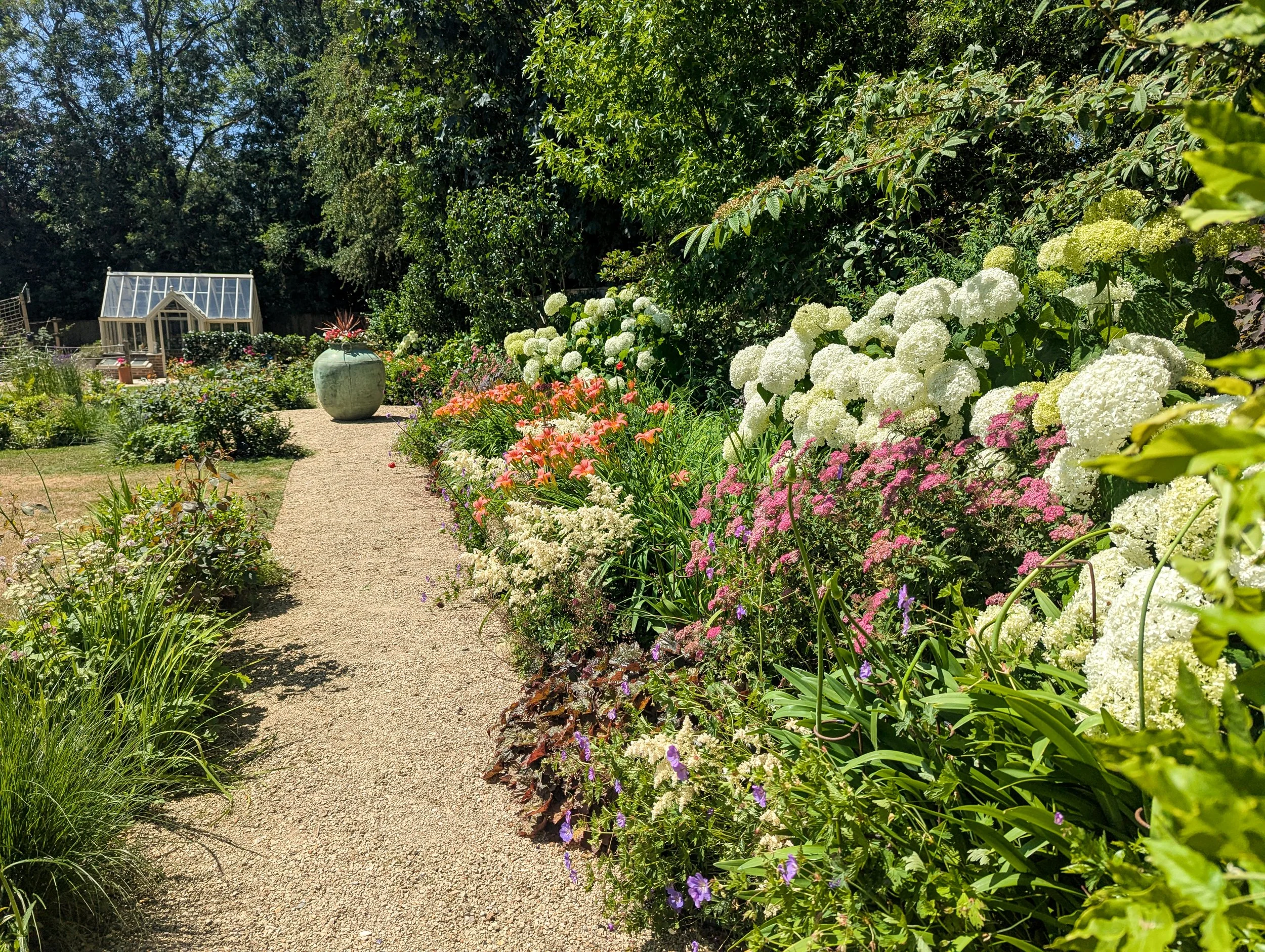 Mixed border in Summer