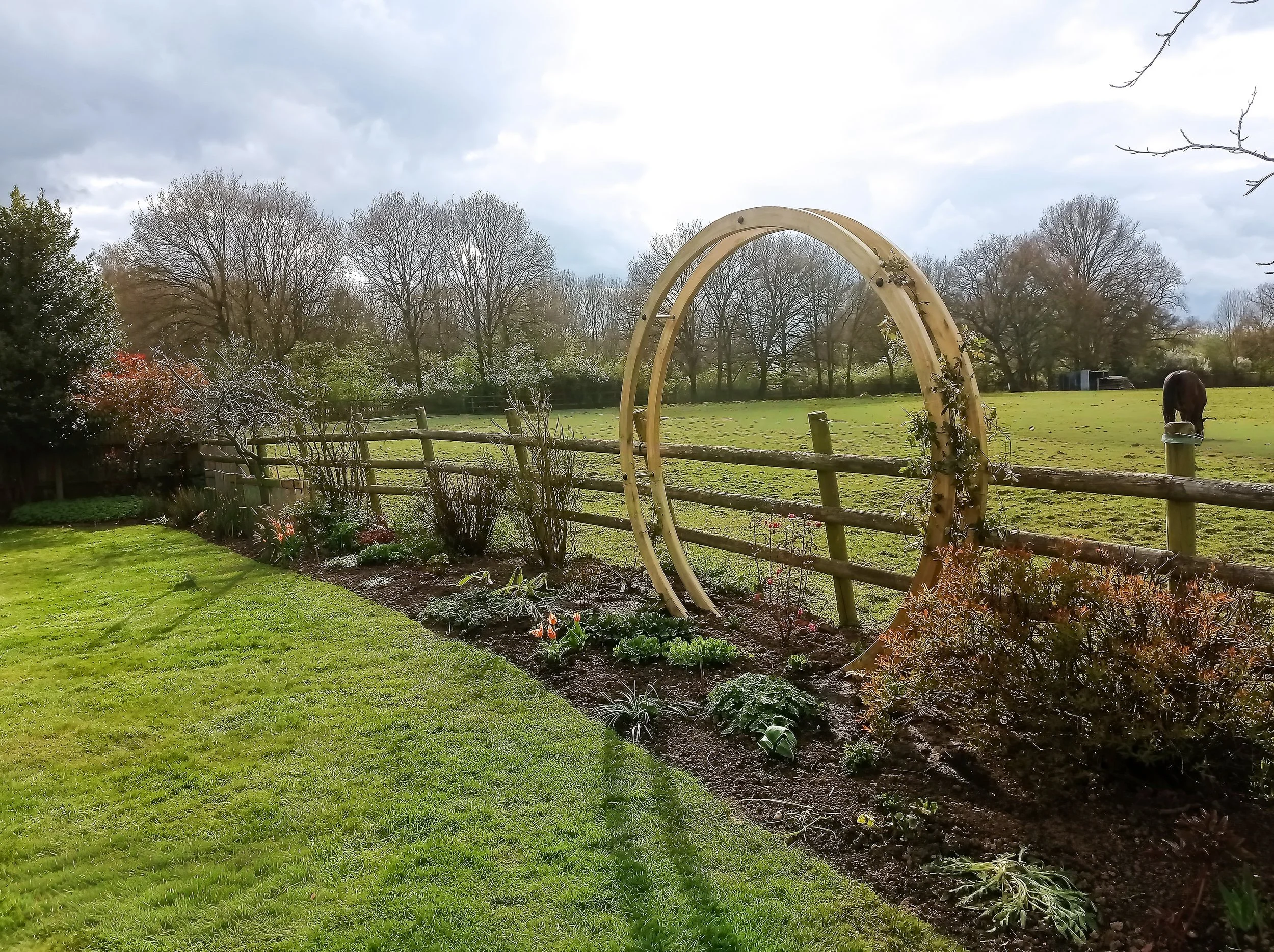 A newly installed Rose Circle in Holyport